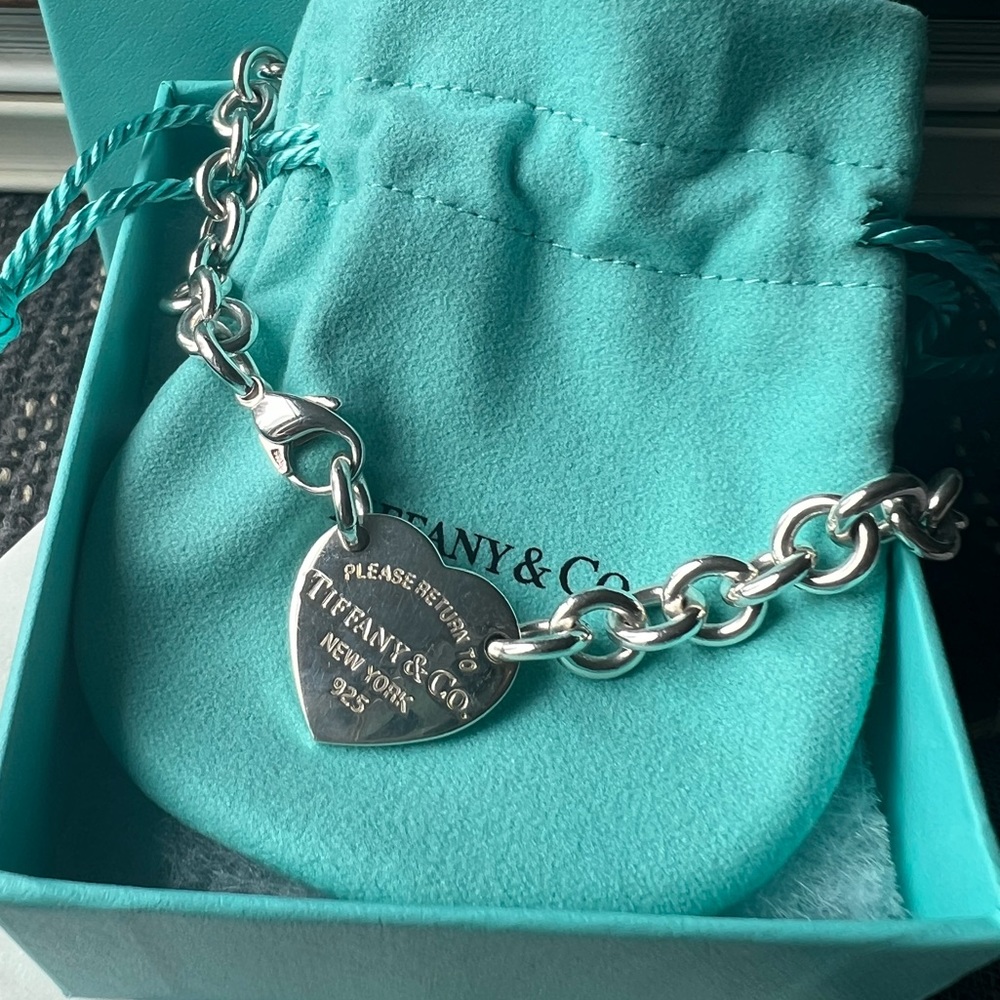 Tiffany & Co Heart Tag Chain Choker